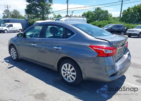 2017 Nissan Sentra S z USA, uszkodzony, nr VIN 3N1AB7AP4HY233225